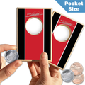Red and Black Stripe Coinhole®