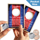 Red & Blue Official POCKET Coinhole® (Closeout)