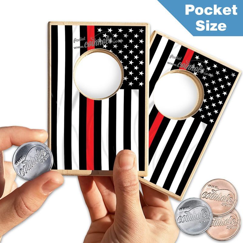 Thin Red Line Fireman Coinhole®