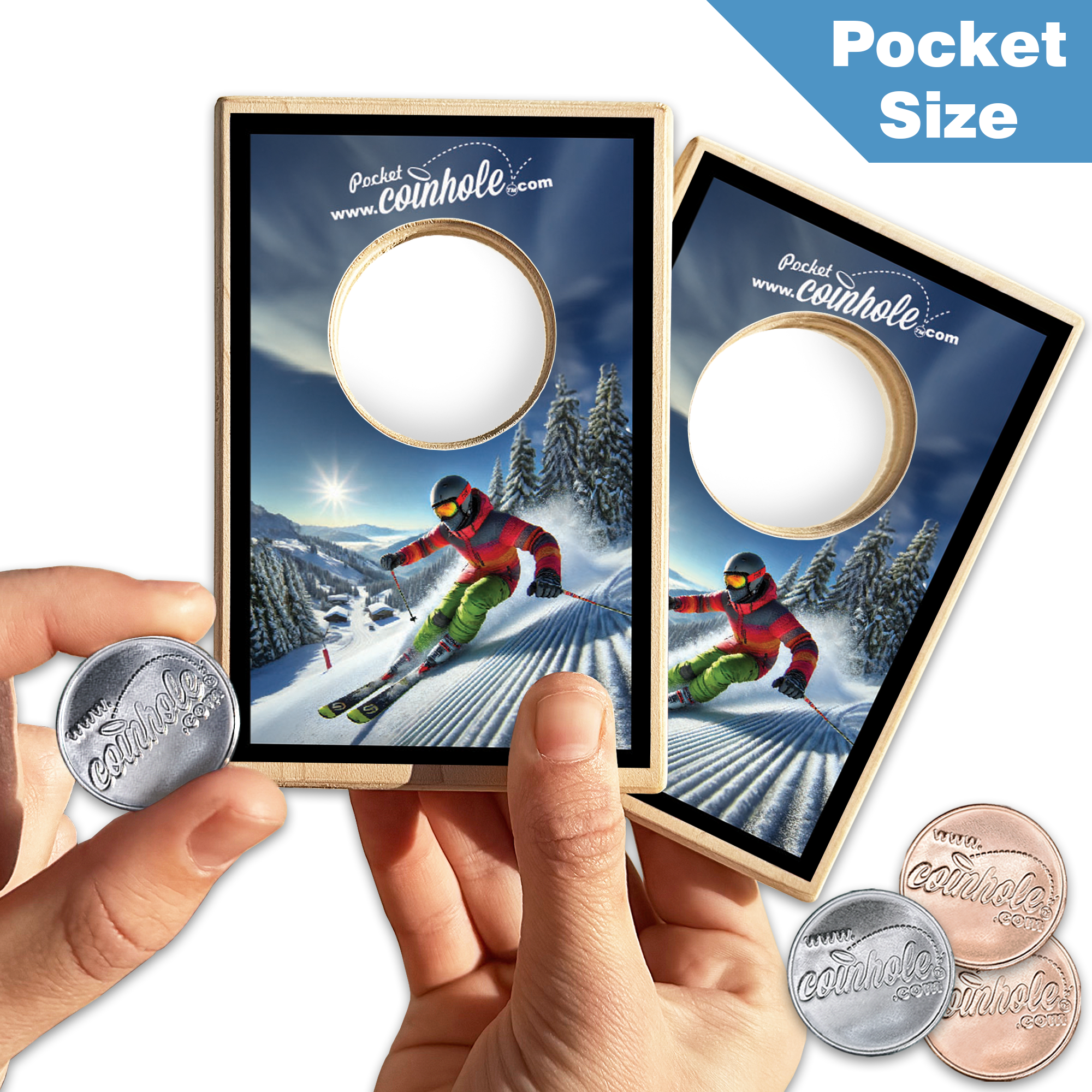 Snow Skiing Coinhole®