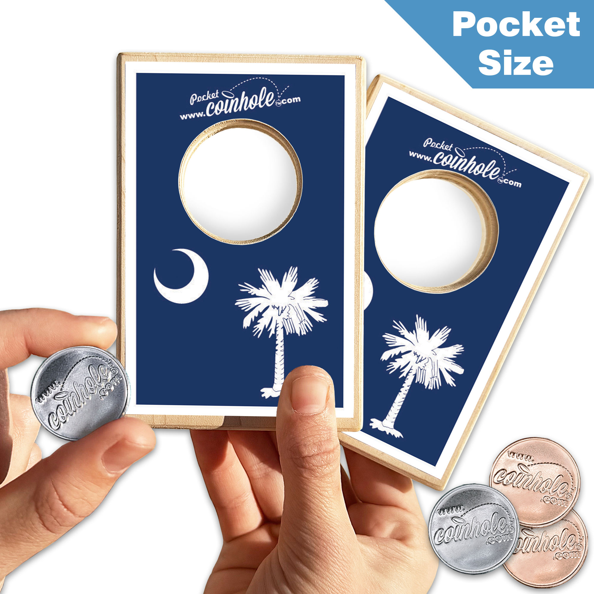 South Carolina Flag Coinhole®