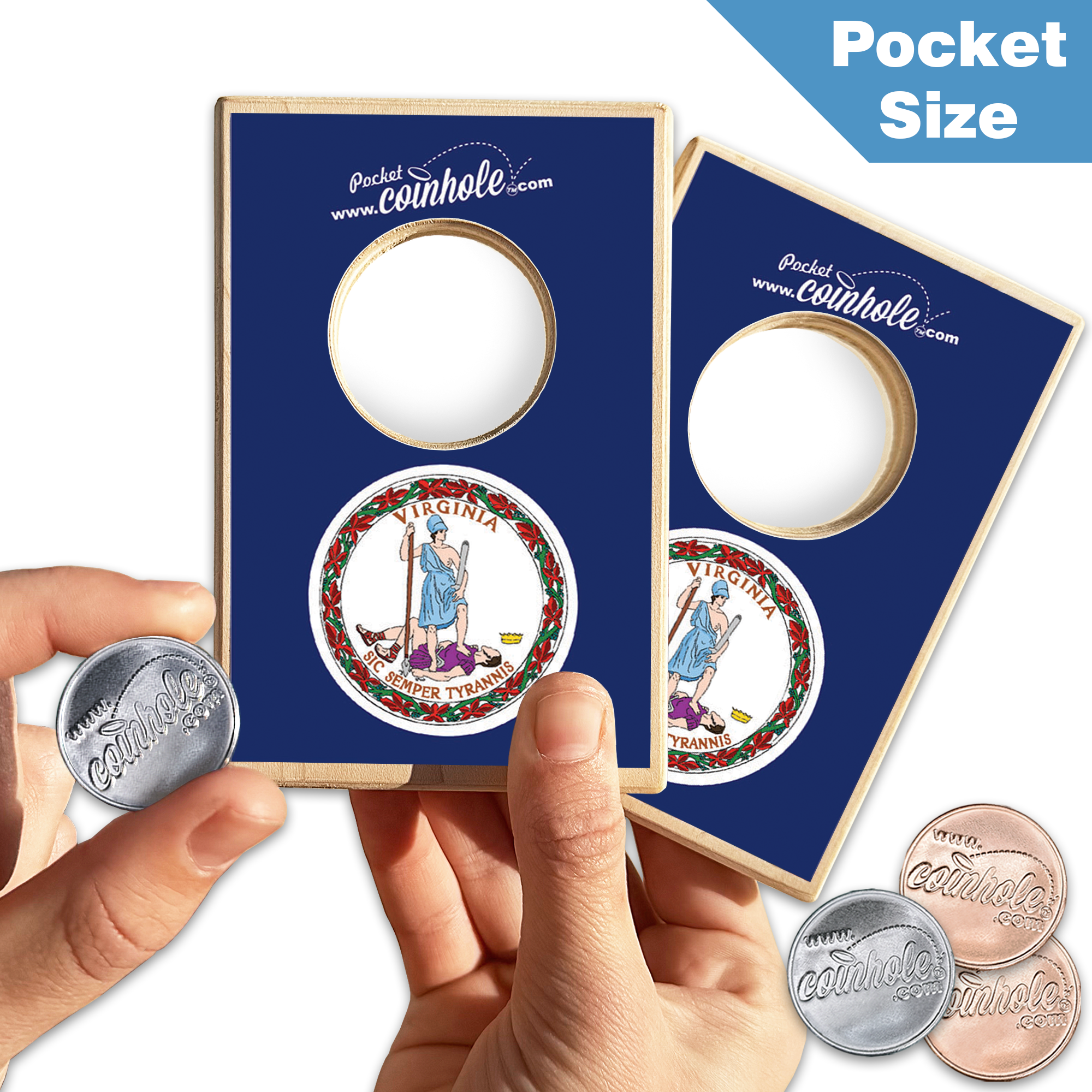Virginia State Flag Coinhole®