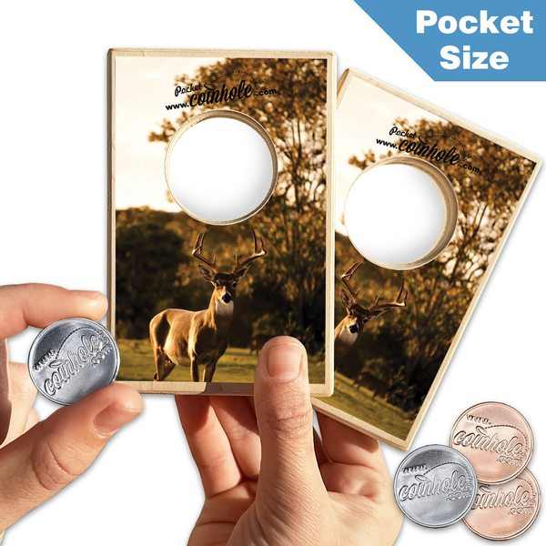 White Tail Deer POCKET Coinhole®
