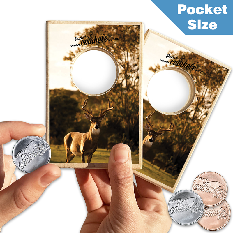 White Tail Deer POCKET Coinhole®