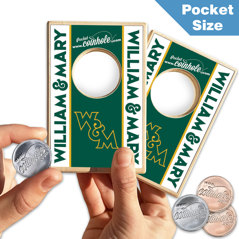 William & Mary POCKET Coinhole®