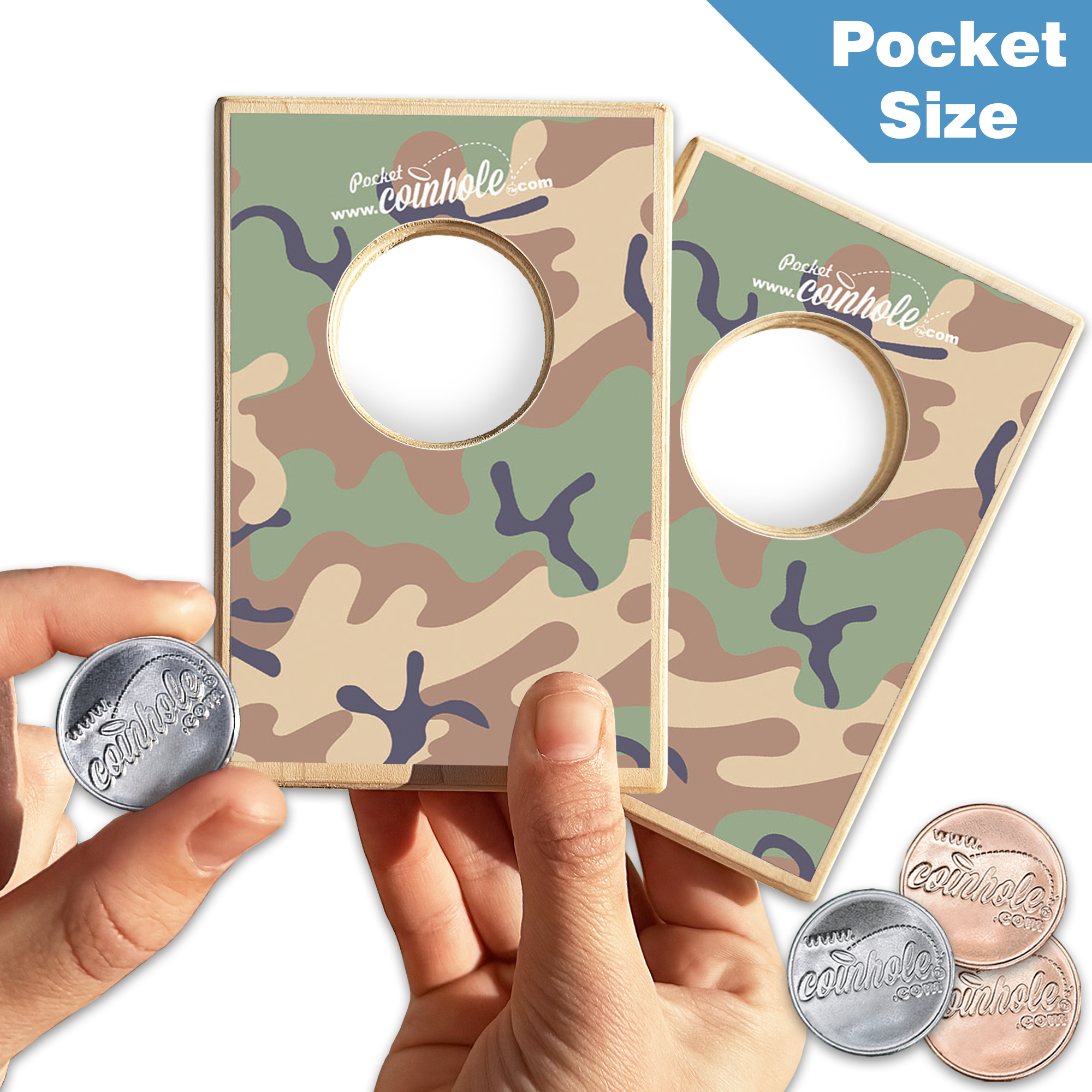 Woodland Camo Coinhole®