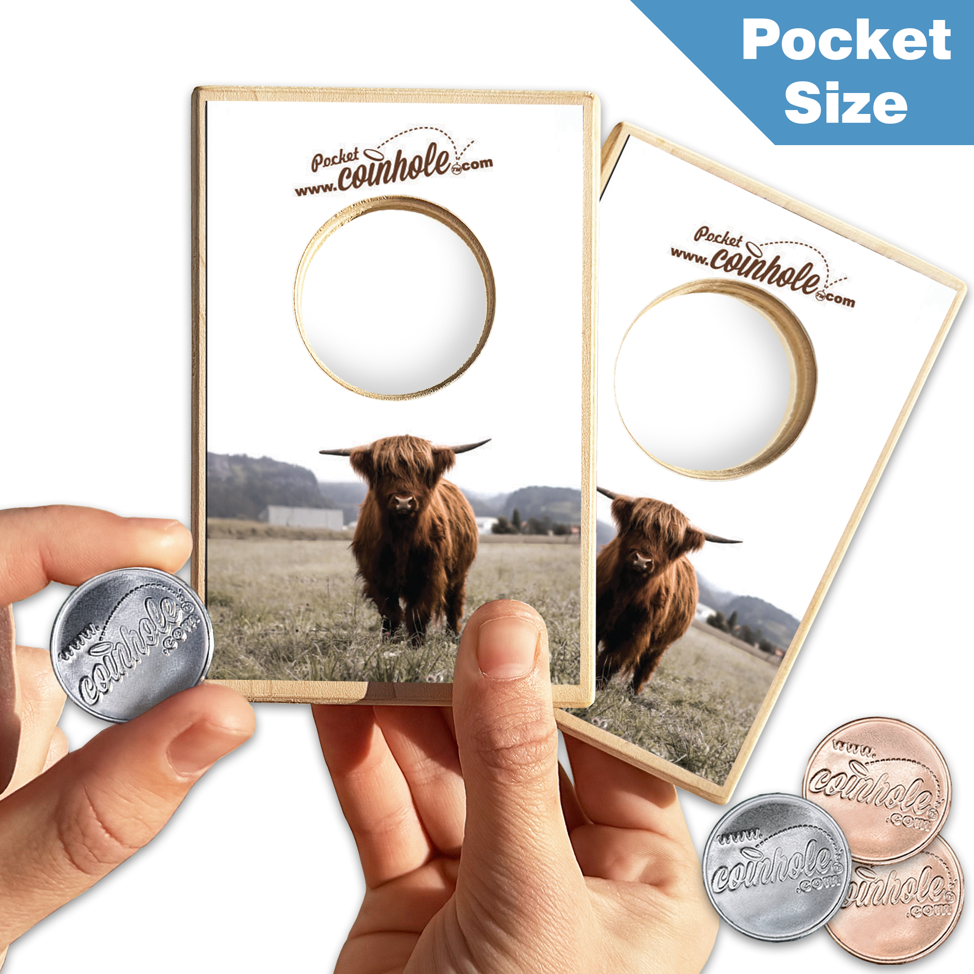 Highland Cow Coinhole®