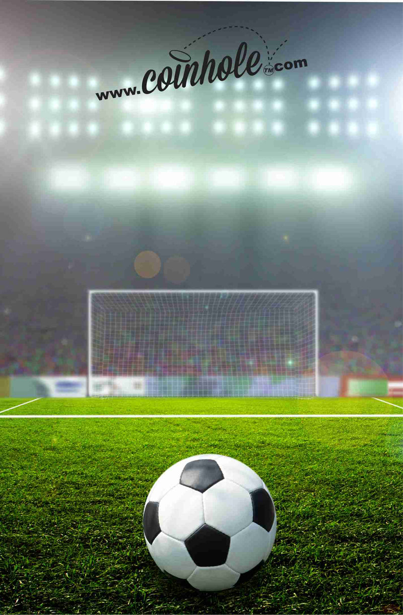 Soccer Ball Coinhole® Tabletop Game Set