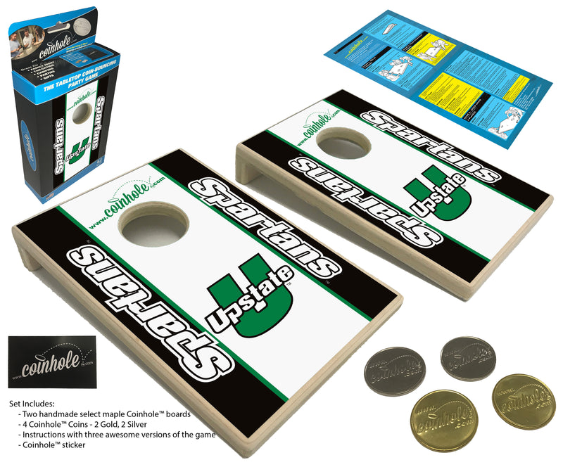 South Carolina Upstate Spartans Coinhole® Tabletop Game Set