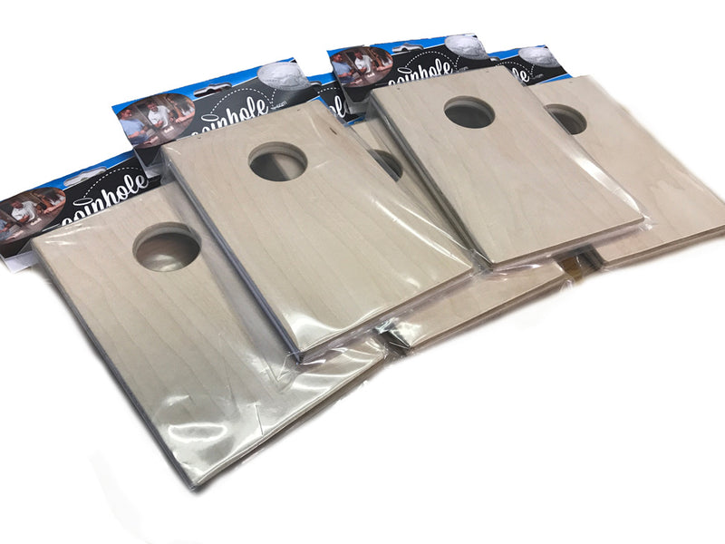 Unfinished Coinhole Board Combo Set