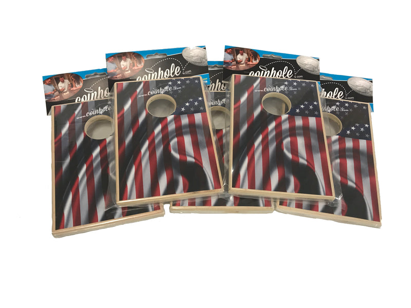American Flag Coinhole™ Combo set