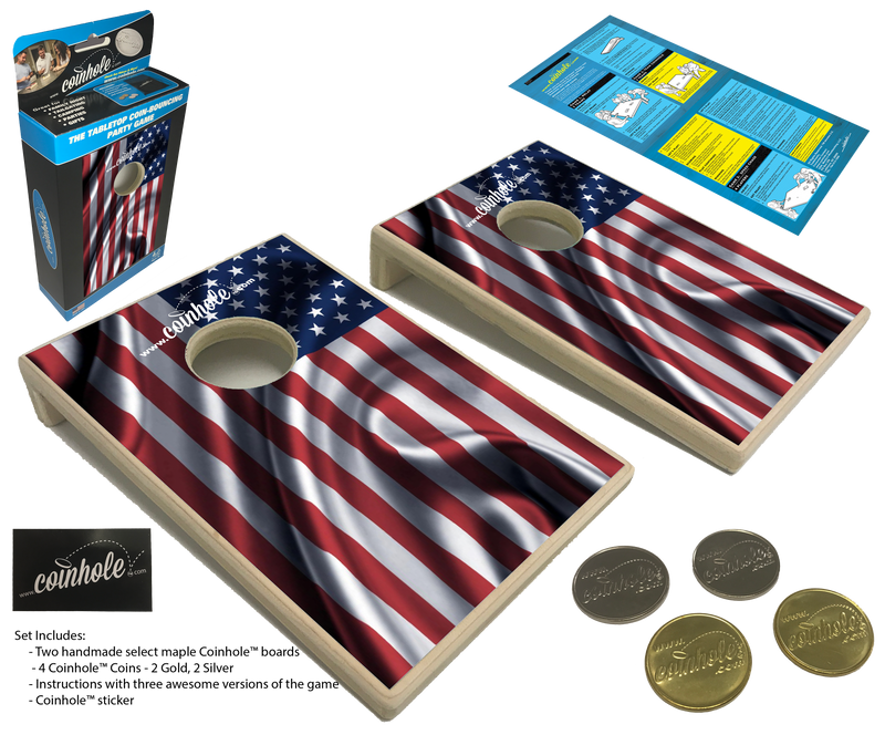 American Flag Cornhole Game Set