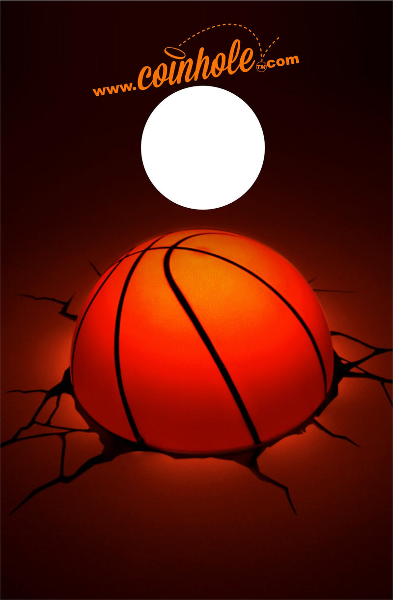 Basketball Coinhole® Tabletop Game Set