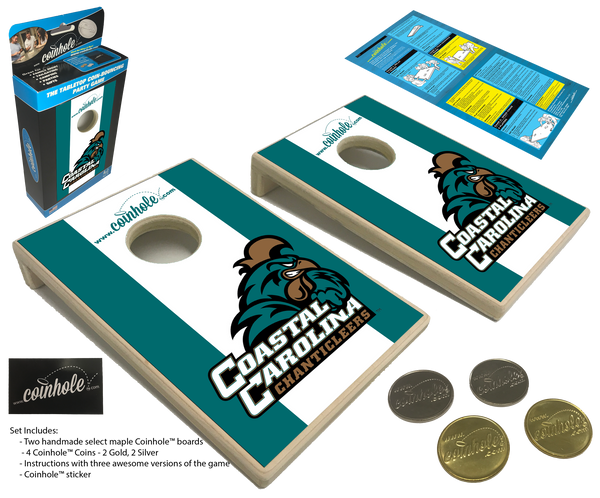 Coastal Carolina University Coinhole® Tabletop Game Set