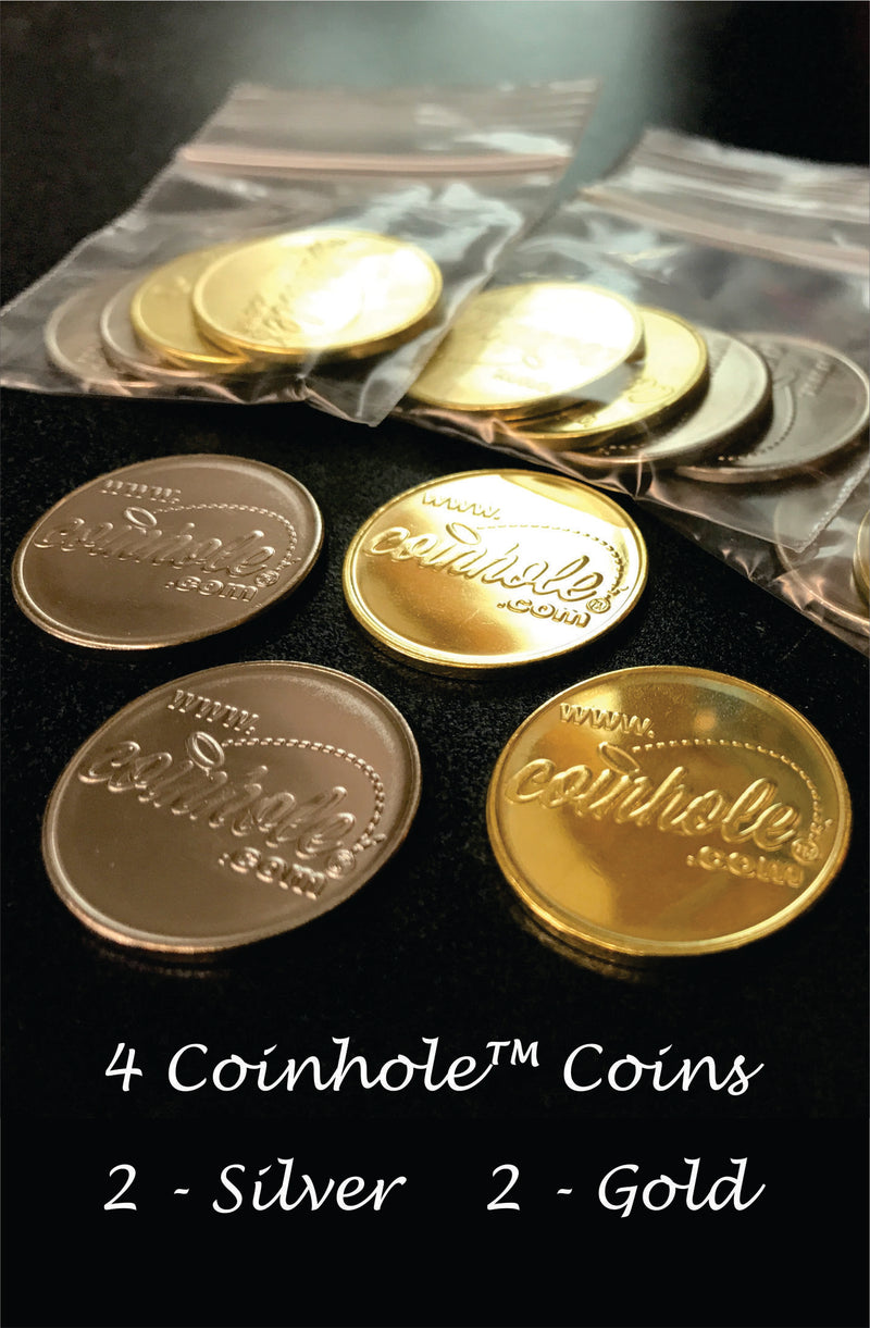 Official Coinhole™ Combo Set - Buy 5 Get one set of coins and a Bag for FREE!!!