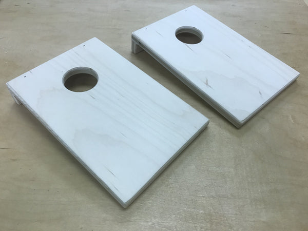 Unfinished Fronts of Coinhole Boards