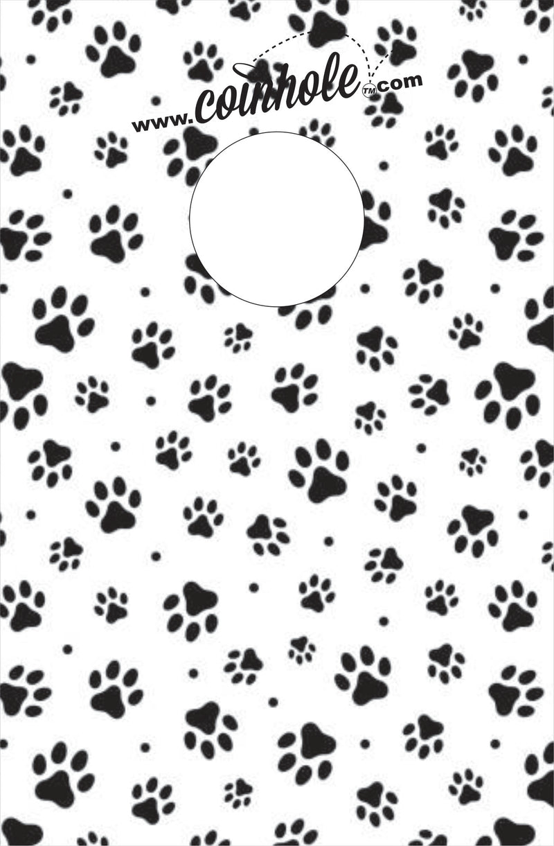 Paw Print Coinhole™ Board