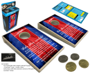 Red and Blue Official Coinhole® Tabletop Game Set (Closeout)