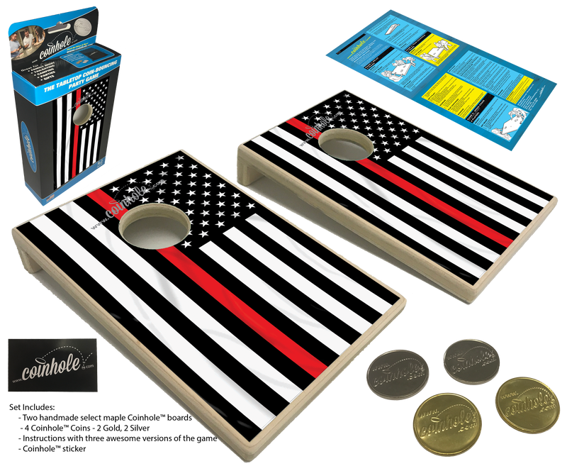 Thin Red Line Fireman Coinhole™ Game Set