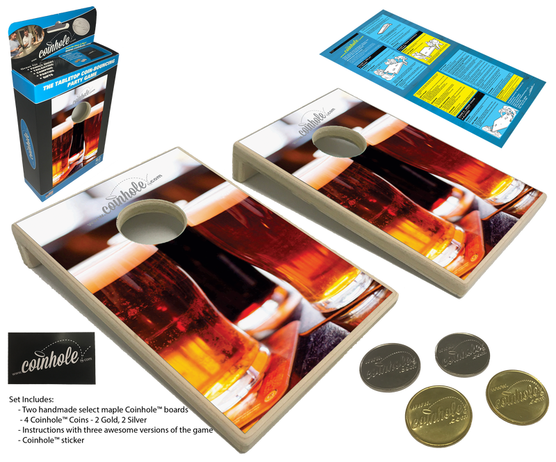 Beer Inspired Coinhole™ Game Set