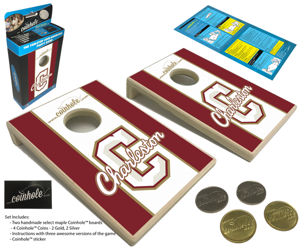 College of Charleston Coinhole® Tabletop Game Set