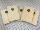 X-Out Box of 5 Unfinished Coinhole® Boards